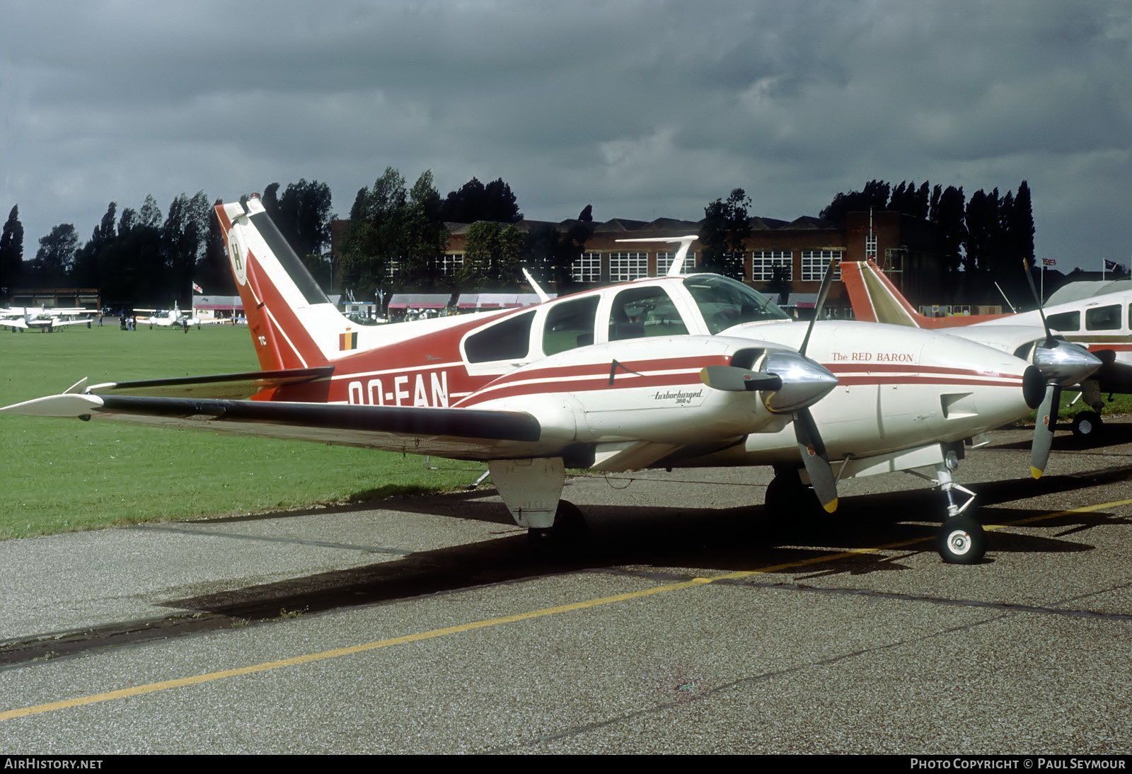 Aircraft Photo of OO-FAN | Beech 56TC Turbo Baron | AirHistory.net #568581