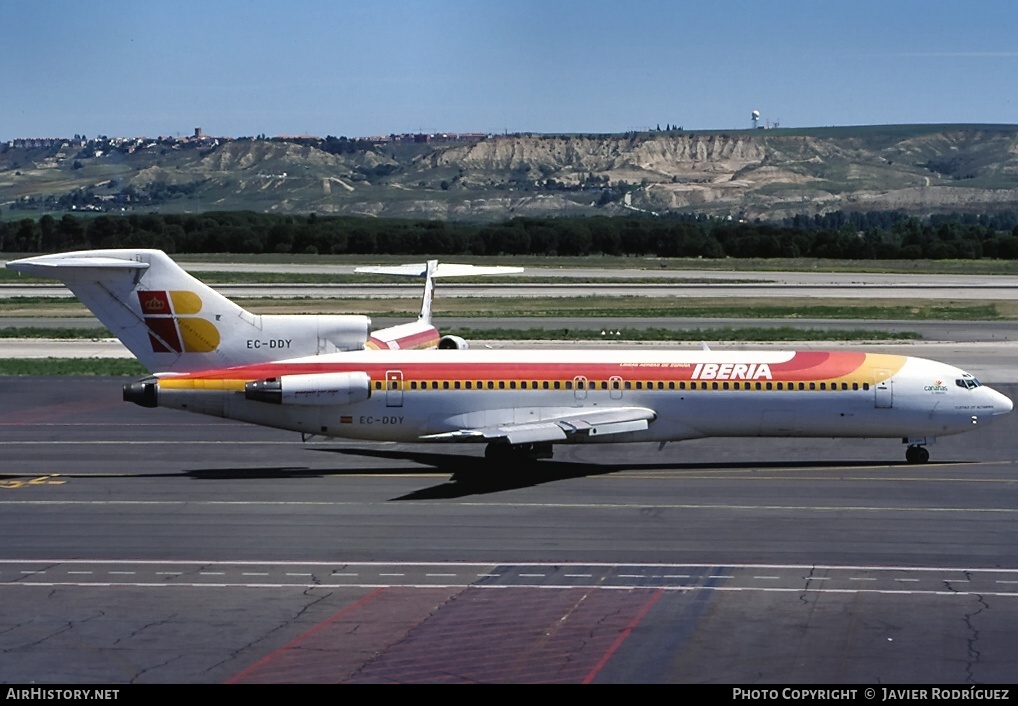 Aircraft Photo of EC-DDY | Boeing 727-256/Adv | Iberia | AirHistory.net #568592