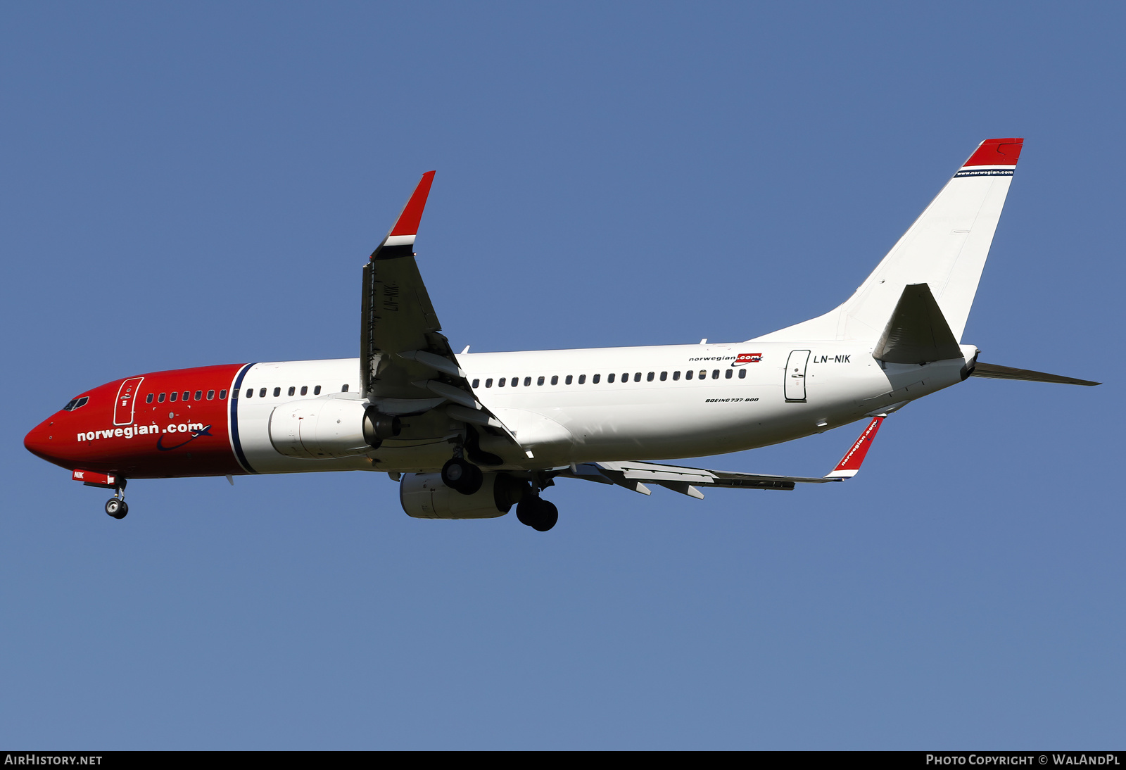 Aircraft Photo of LN-NIK | Boeing 737-8FZ | Norwegian | AirHistory.net #568612