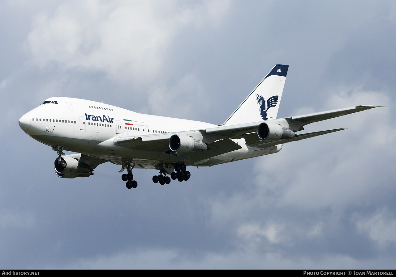 Aircraft Photo of EP-IAB | Boeing 747SP-86 | Iran Air | AirHistory.net #568613