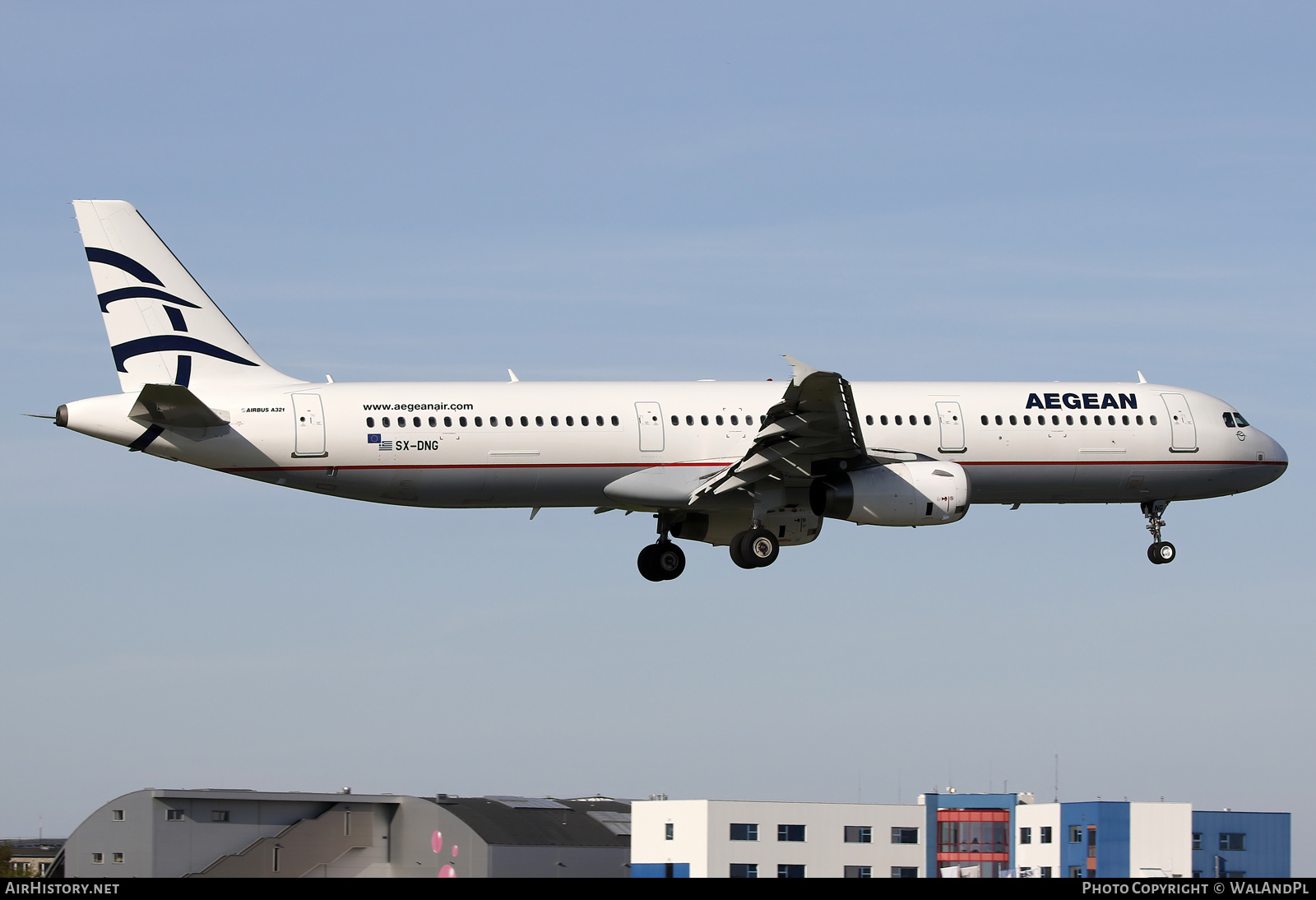 Aircraft Photo of SX-DNG | Airbus A321-231 | Aegean Airlines | AirHistory.net #568617