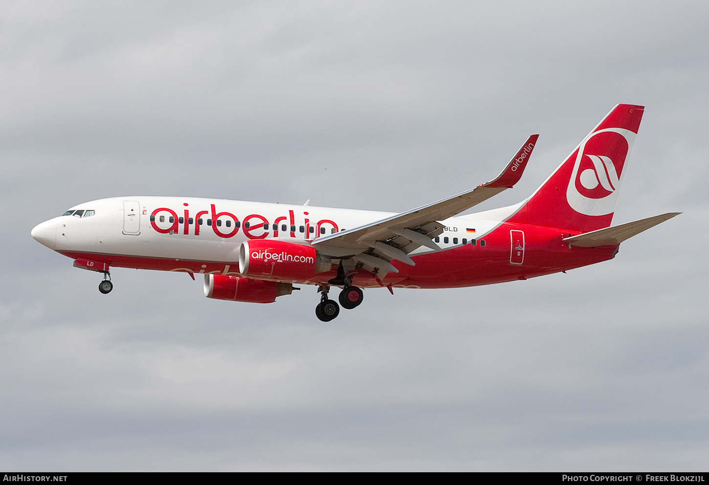 Aircraft Photo of D-ABLD | Boeing 737-76J | Air Berlin | AirHistory.net #568657