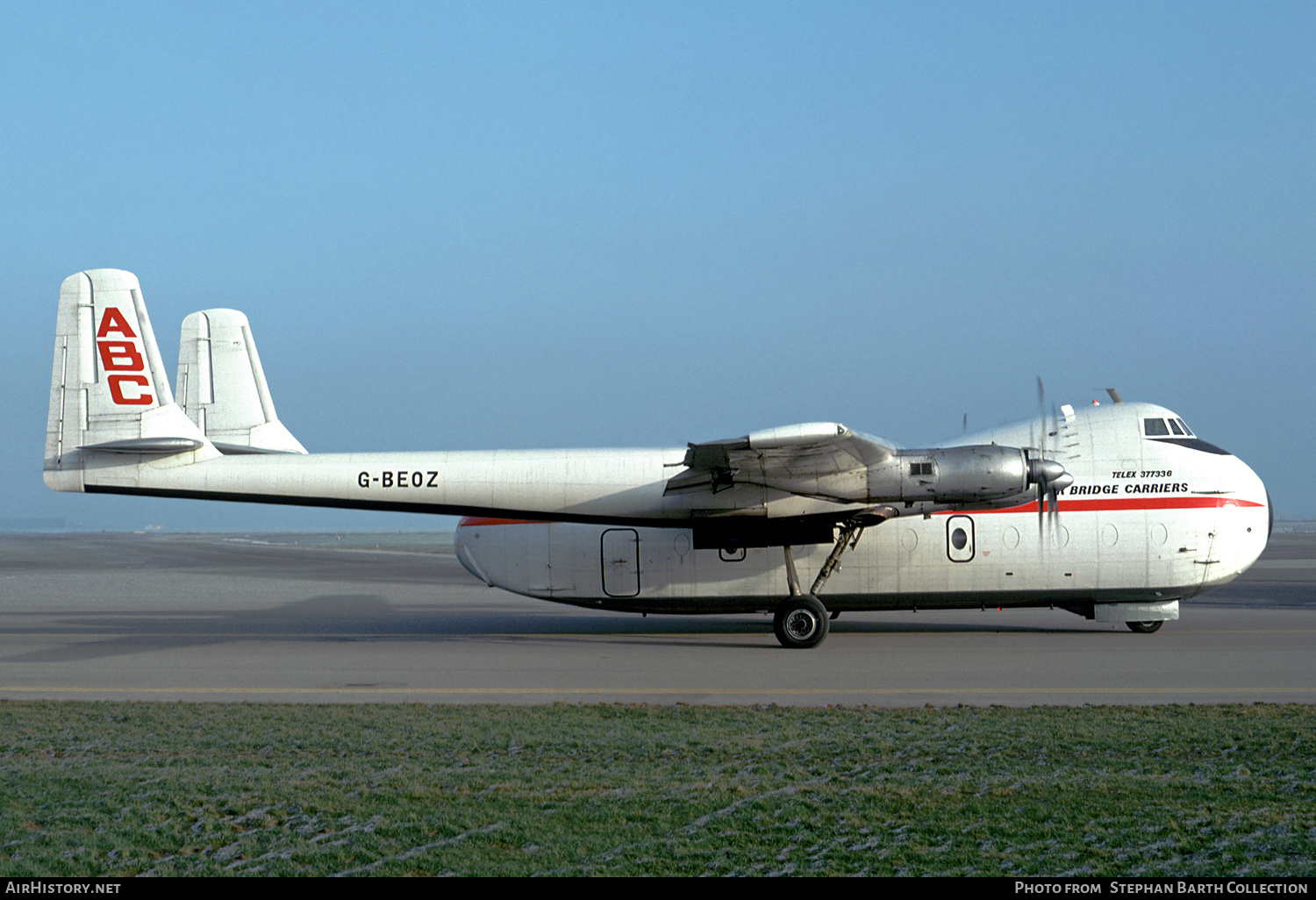 Aircraft Photo of G-BEOZ | Armstrong Whitworth AW-650 Argosy 101 | Air Bridge Carriers - ABC | AirHistory.net #568682
