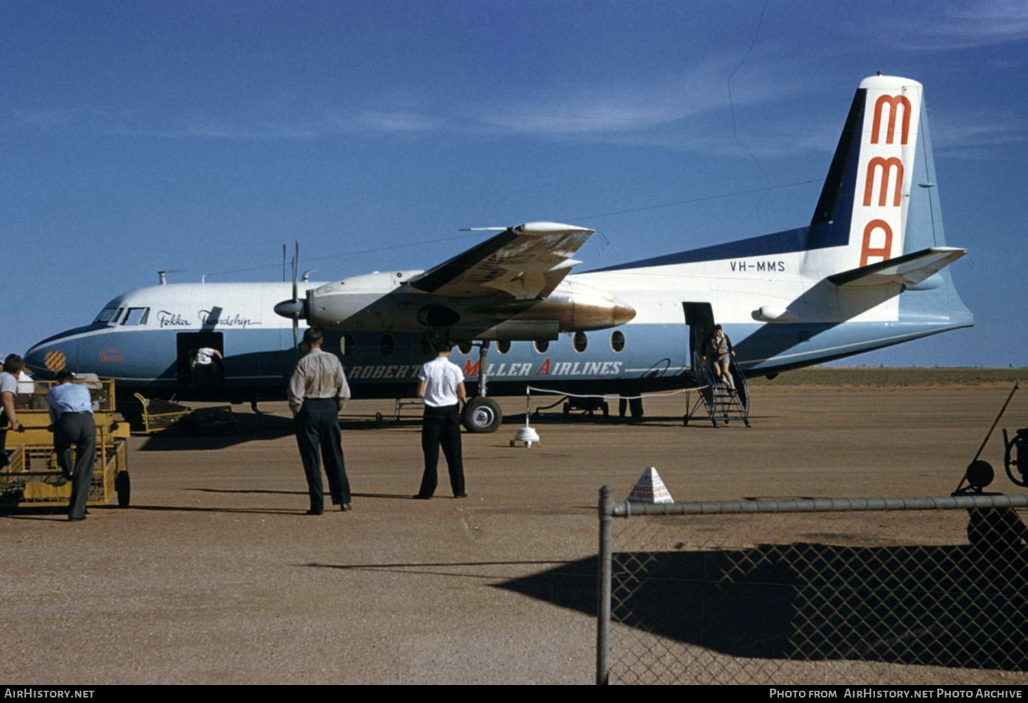 Aircraft Photo of VH-MMS | Fokker F27-200 Friendship | MacRobertson Miller Airlines - MMA | AirHistory.net #568686