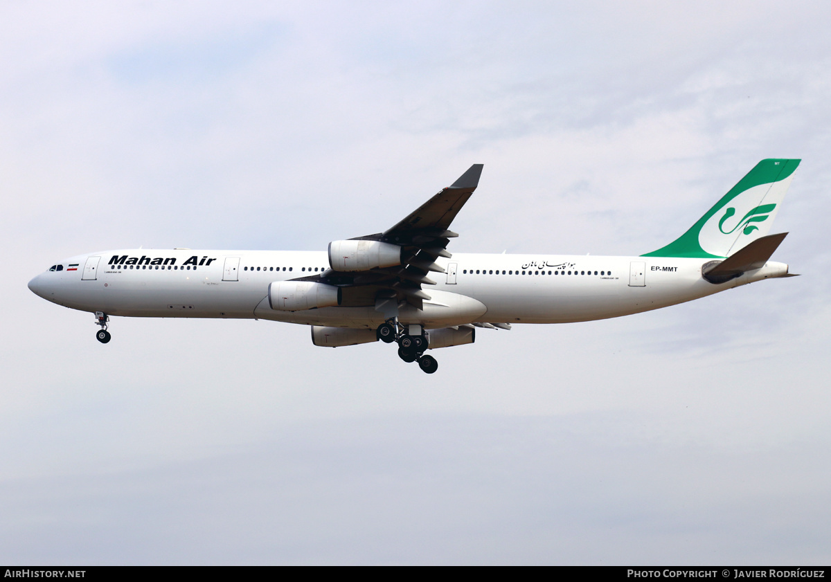 Aircraft Photo of EP-MMT | Airbus A340-313X | Mahan Air | AirHistory.net #568724