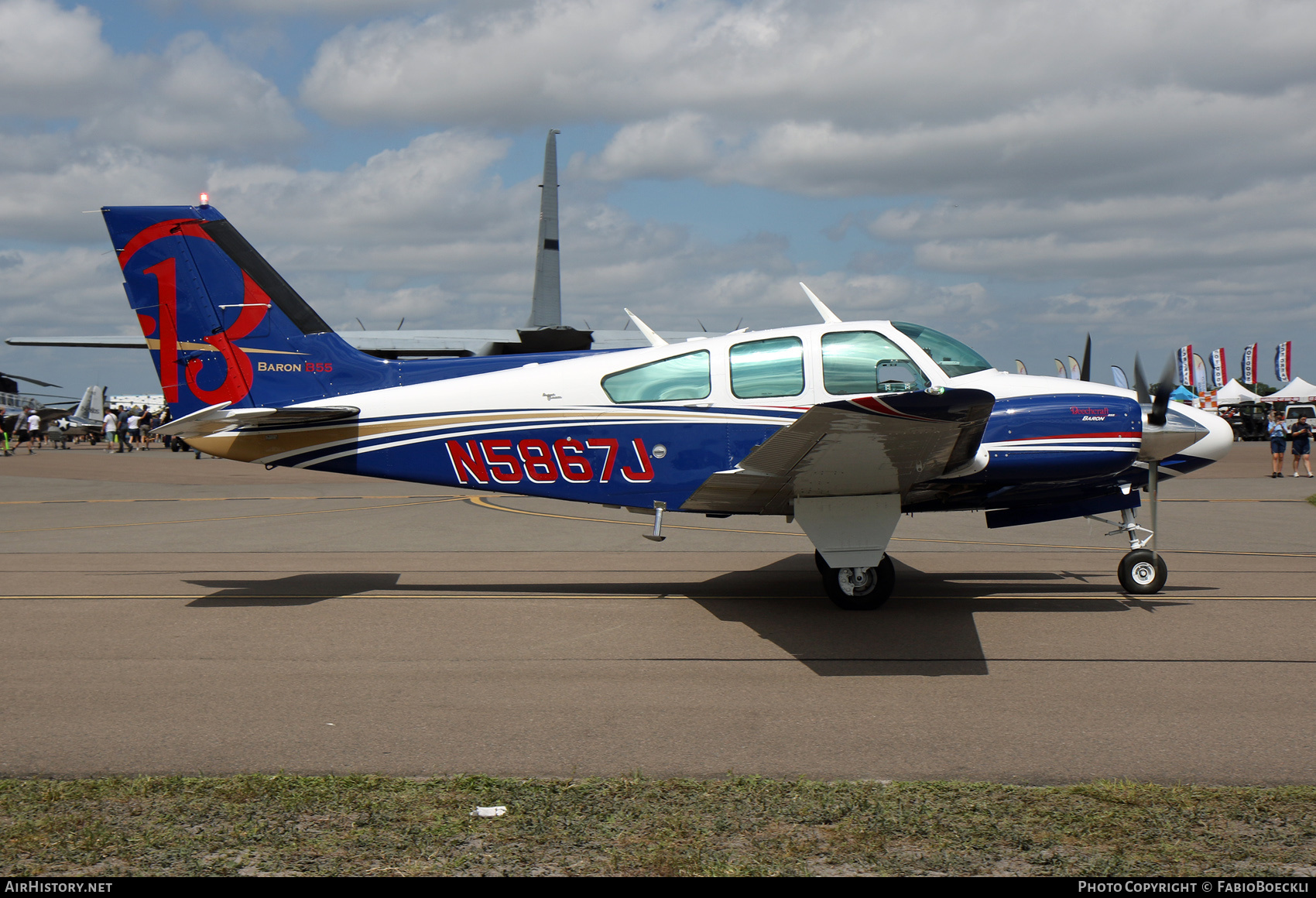 Aircraft Photo of N5867J | Beech 95-B55 | AirHistory.net #568734