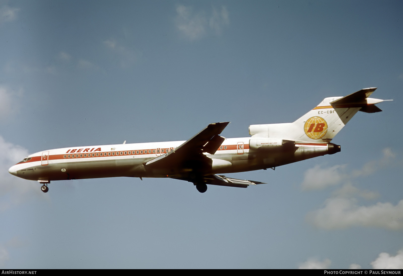 Aircraft Photo of EC-CBF | Boeing 727-256/Adv | Iberia | AirHistory.net #568764