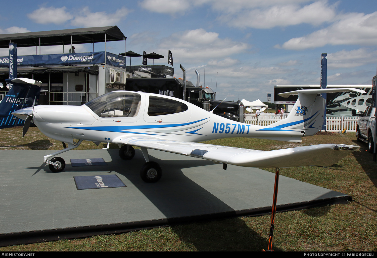 Aircraft Photo of N957MT | Diamond DA-40 Diamond Star | MT Aerospace | AirHistory.net #568790