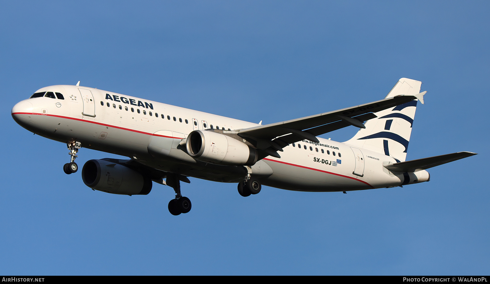Aircraft Photo of SX-DGJ | Airbus A320-232 | Aegean Airlines | AirHistory.net #568833