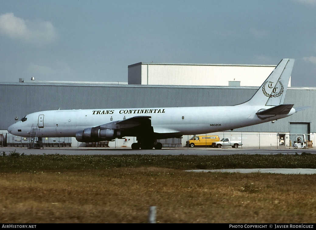 Aircraft Photo of N802CK | Douglas DC-8-54CF Jet Trader | Trans Continental Airlines | AirHistory.net #568836
