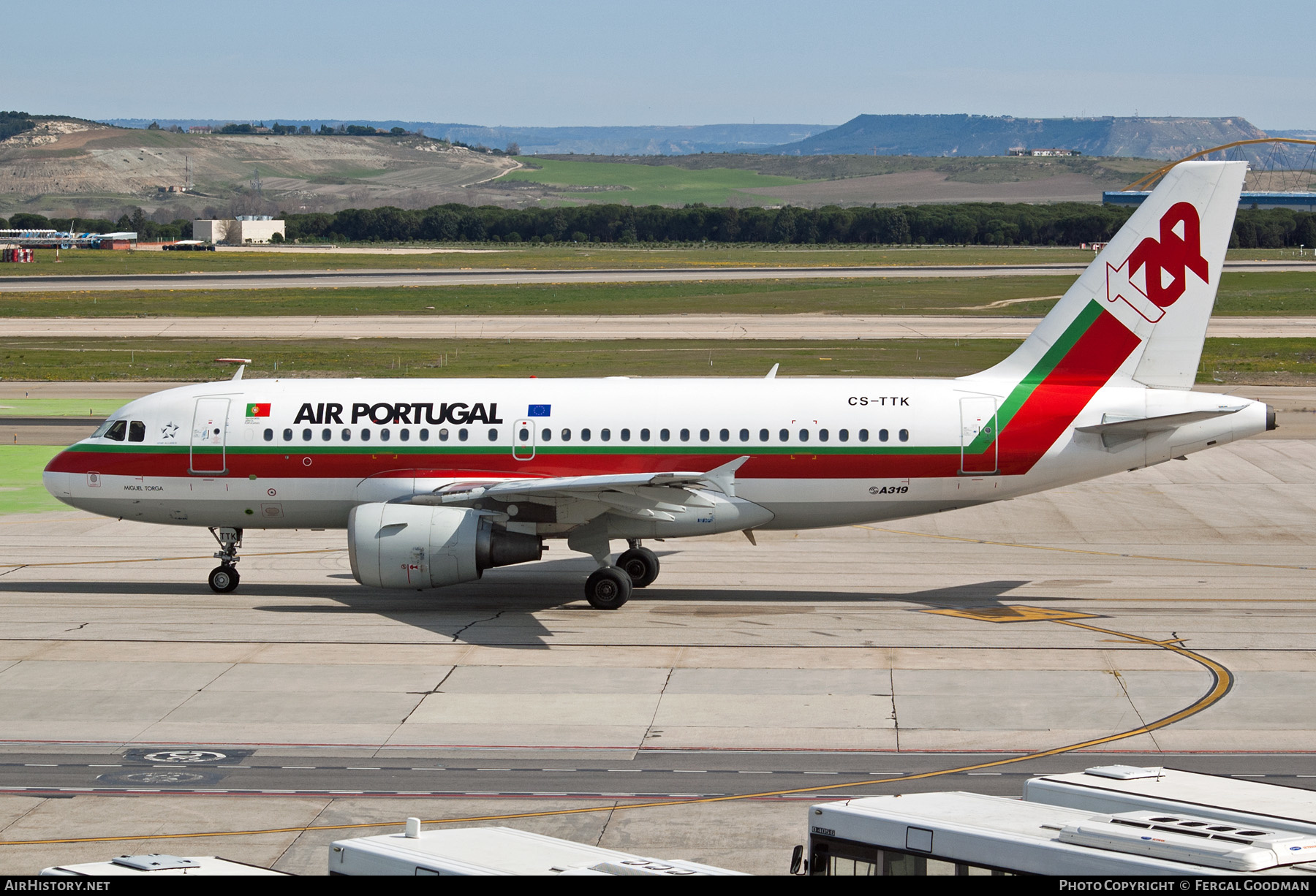 Aircraft Photo of CS-TTK | Airbus A319-111 | TAP Air Portugal | AirHistory.net #568837