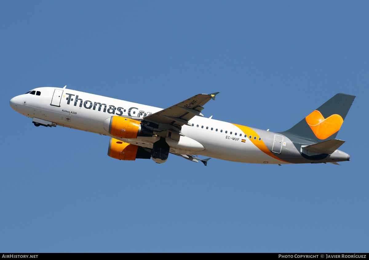 Aircraft Photo of EC-MVF | Airbus A320-212 | Thomas Cook Airlines | AirHistory.net #568839