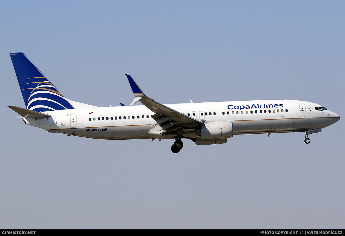 Aircraft Photo of HP-1827CMP | Boeing 737-8V3 | Copa Airlines | AirHistory.net #568857