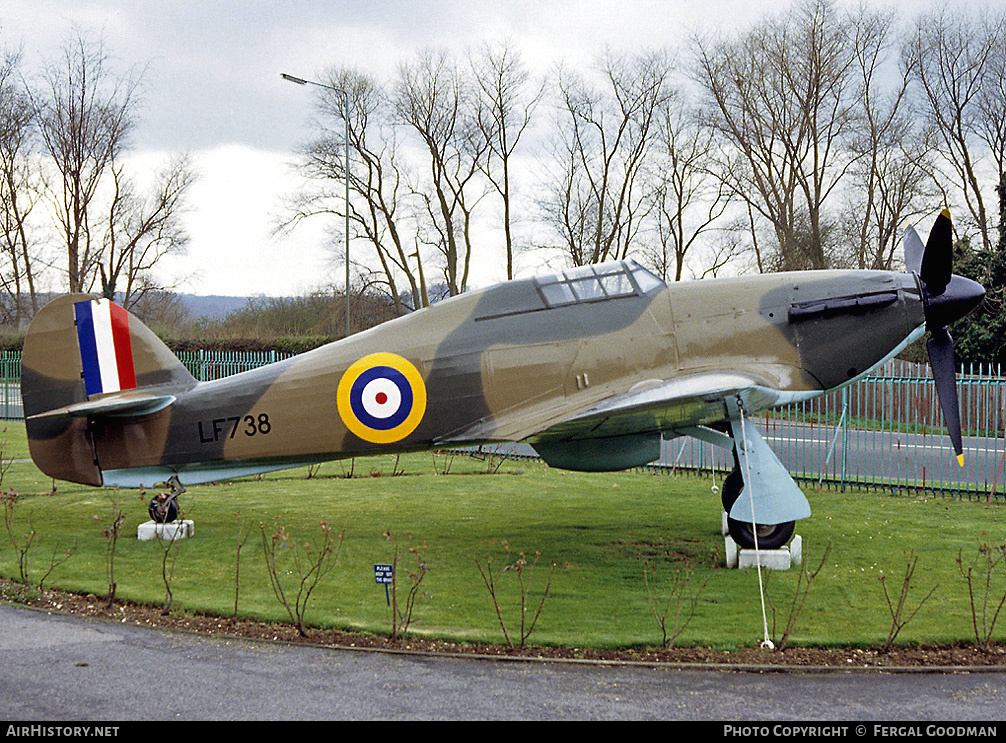 Aircraft Photo of LF738 | Hawker Hurricane Mk2C | UK - Air Force | AirHistory.net #568867