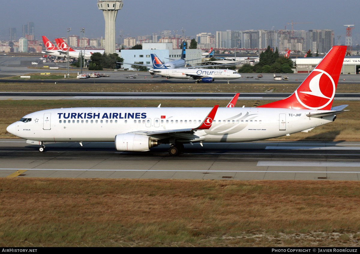 Aircraft Photo of TC-JHF | Boeing 737-8F2 | Turkish Airlines | AirHistory.net #568869
