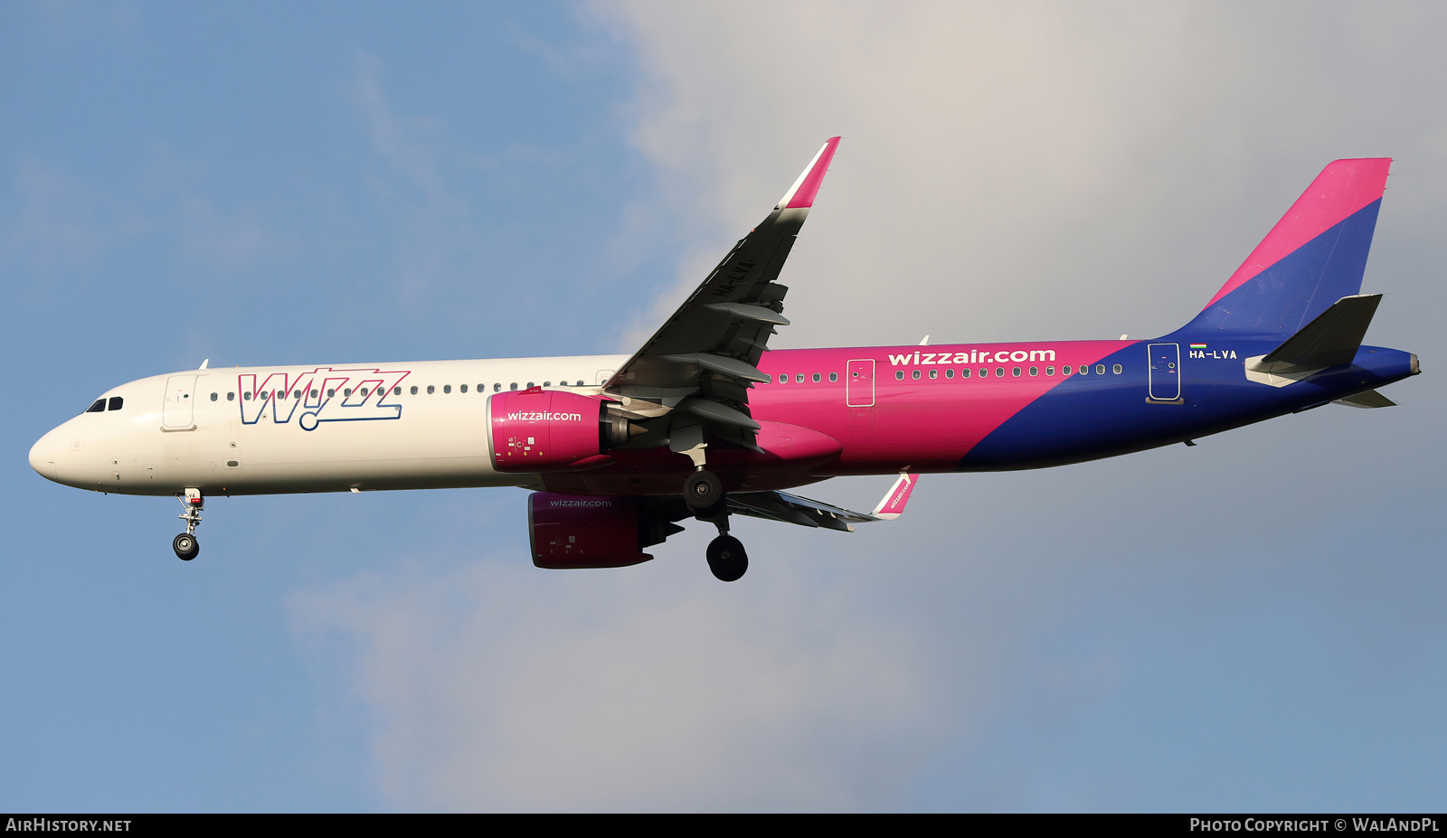Aircraft Photo of HA-LVA | Airbus A321-271NX | Wizz Air | AirHistory.net #568883