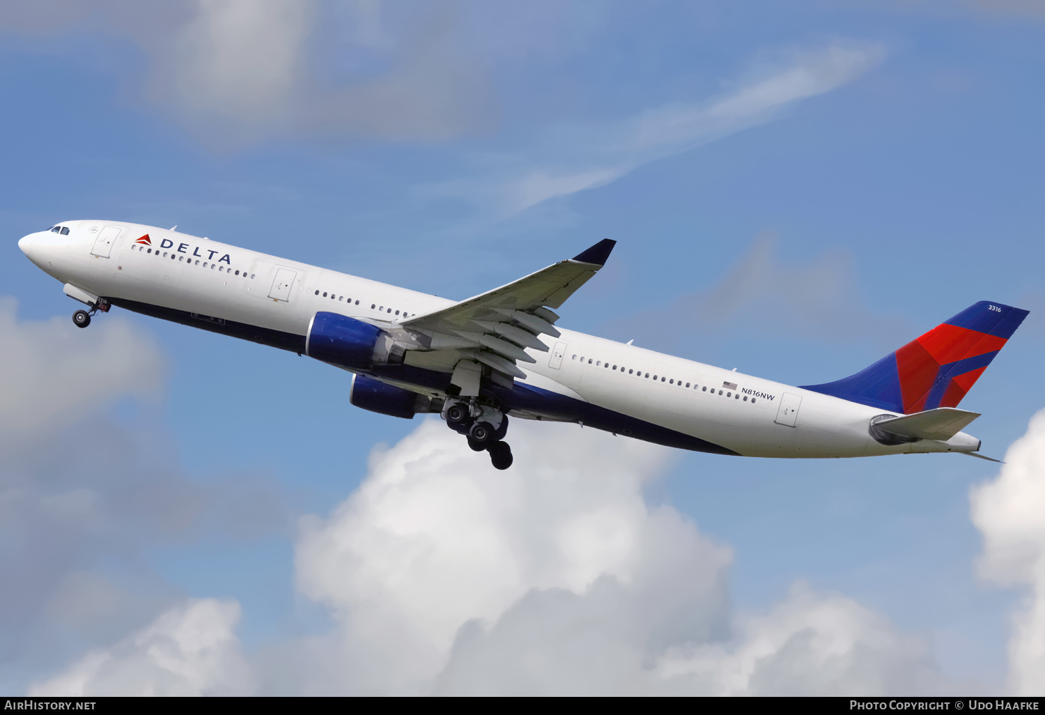 Aircraft Photo of N816NW | Airbus A330-323E | Delta Air Lines | AirHistory.net #568884
