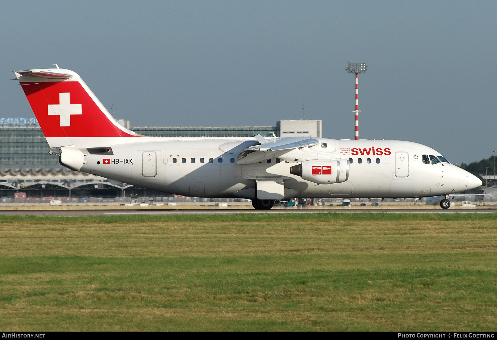 Aircraft Photo of HB-IXK | British Aerospace Avro 146-RJ85 | Swiss International Air Lines | AirHistory.net #568970