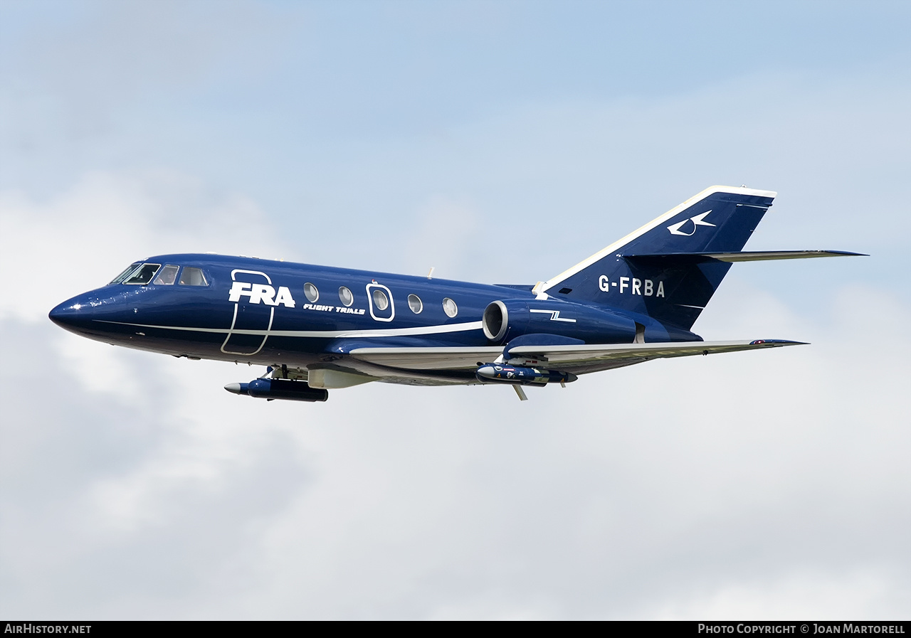 Aircraft Photo of G-FRBA | Dassault Falcon 20C | FRA - FR Aviation | AirHistory.net #568975
