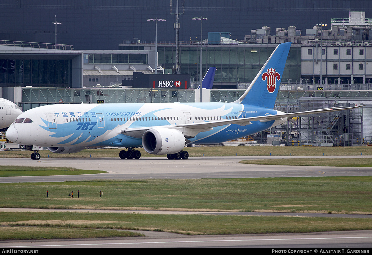 Aircraft Photo of B-2725 | Boeing 787-8 Dreamliner | China Southern Airlines | AirHistory.net #569026