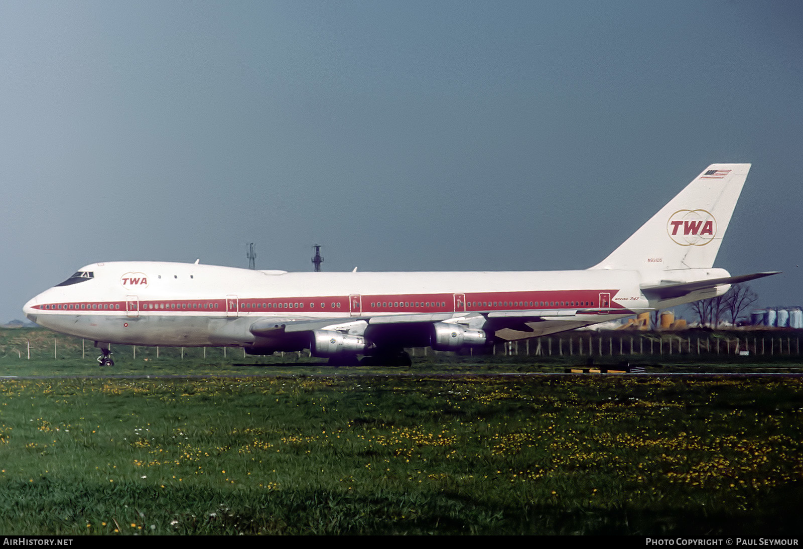 Aircraft Photo of N93105 | Boeing 747-131 | Trans World Airlines - TWA | AirHistory.net #569058