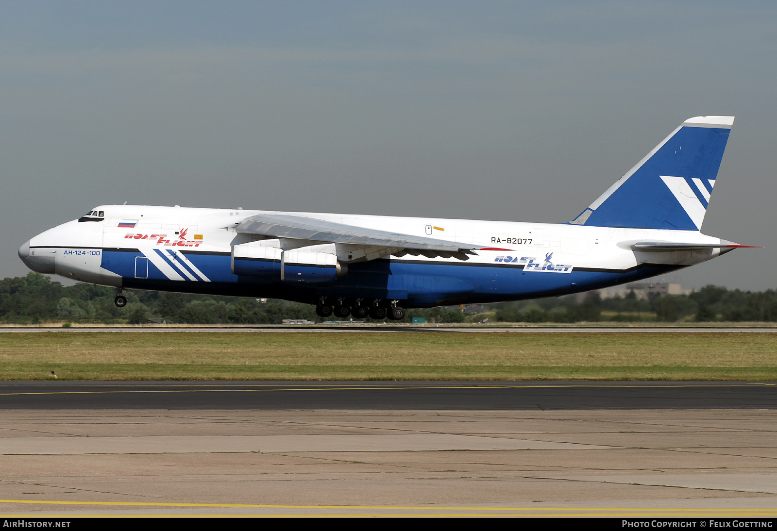 Aircraft Photo of RA-82077 | Antonov An-124-100 Ruslan | Polet Flight | AirHistory.net #569074