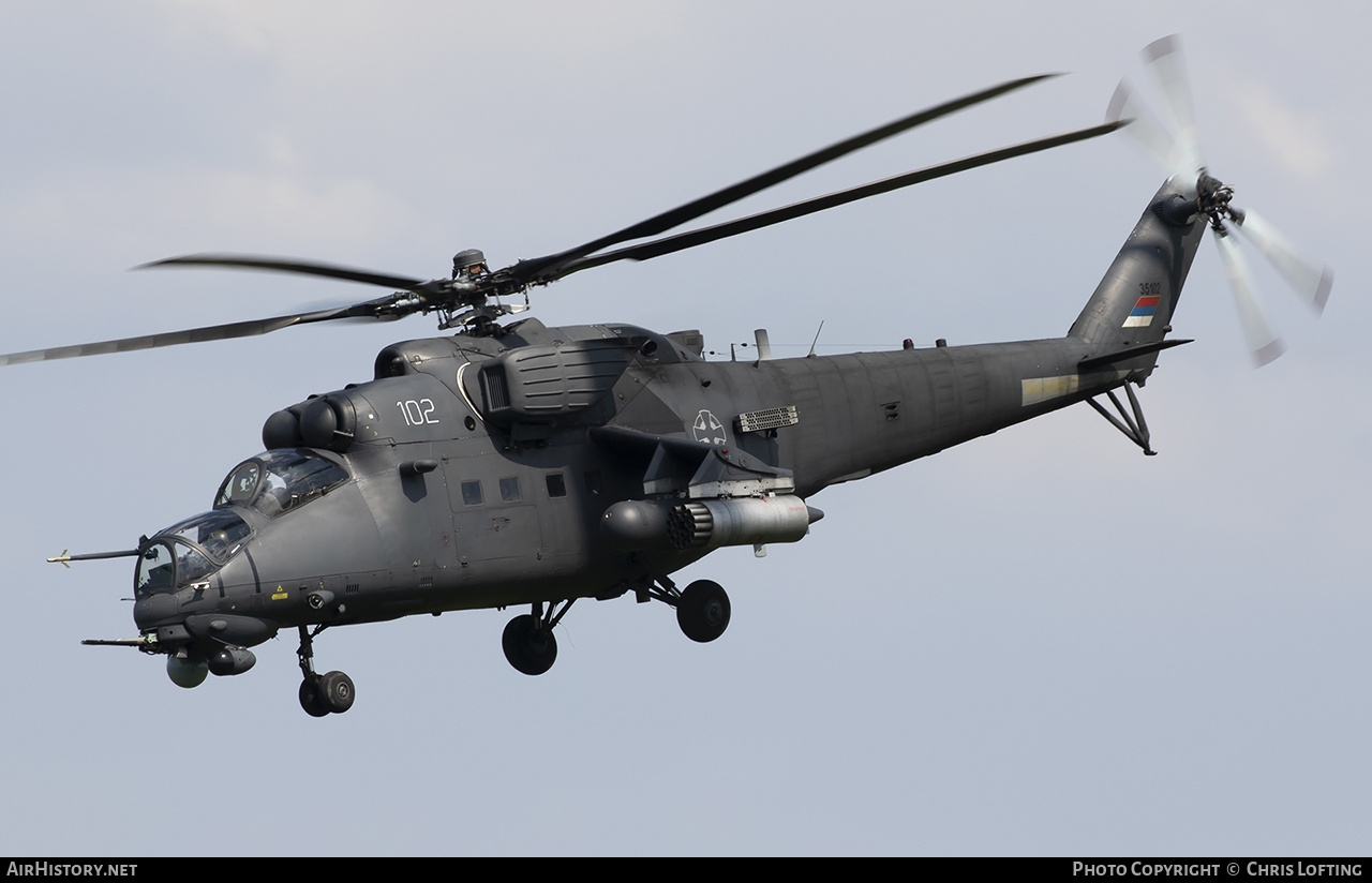 Aircraft Photo of 35102 | Mil Mi-35M | Serbia - Air Force | AirHistory.net #569085