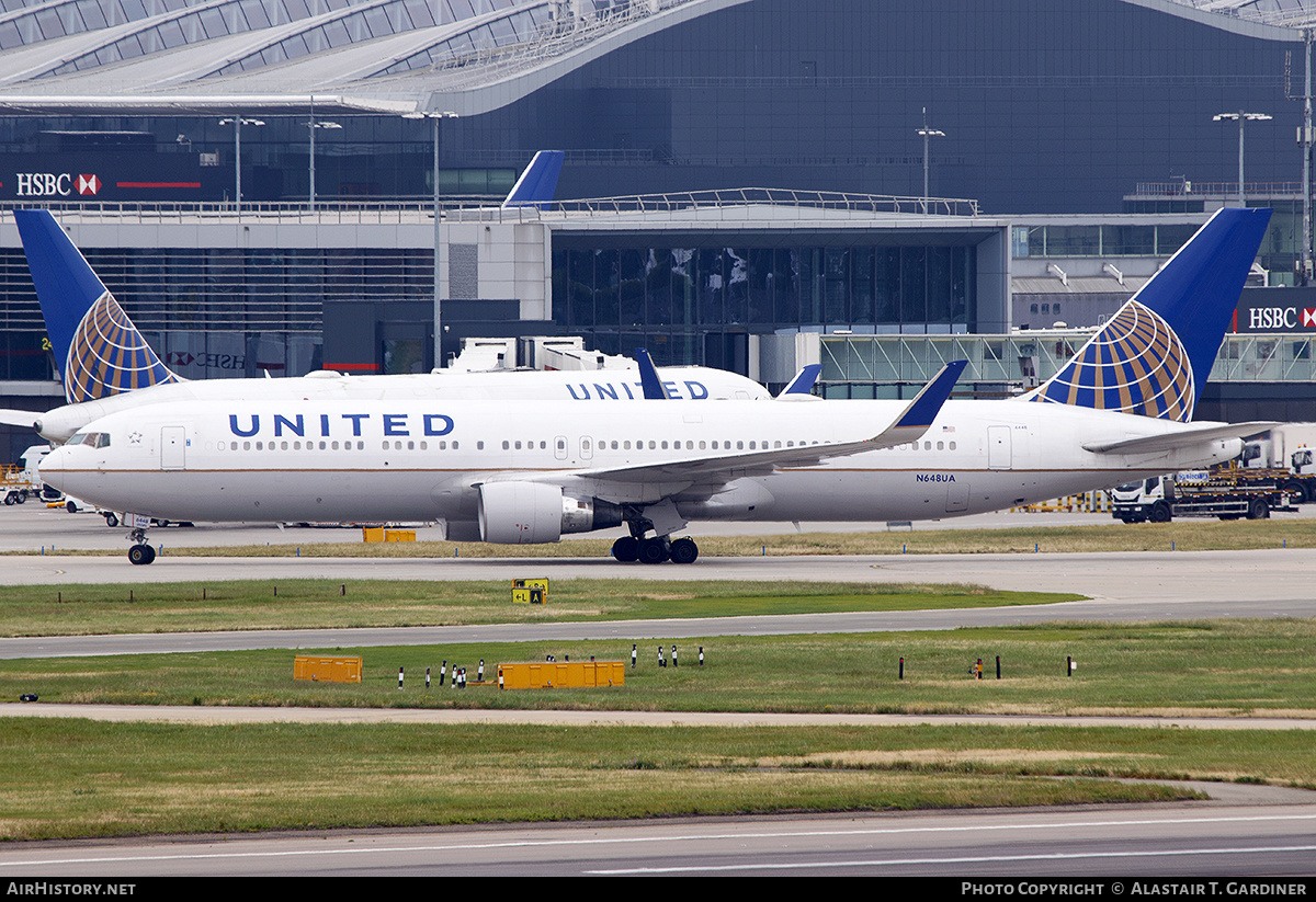 Aircraft Photo of N648UA | Boeing 767-322/ER | United Airlines | AirHistory.net #569087