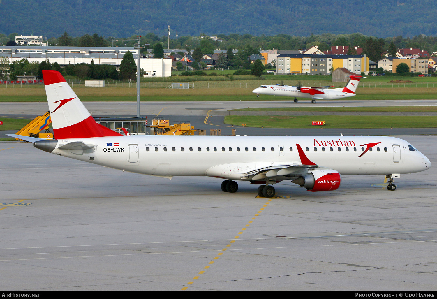 Aircraft Photo of OE-LWK | Embraer 195LR (ERJ-190-200LR) | Austrian Airlines | AirHistory.net #569099
