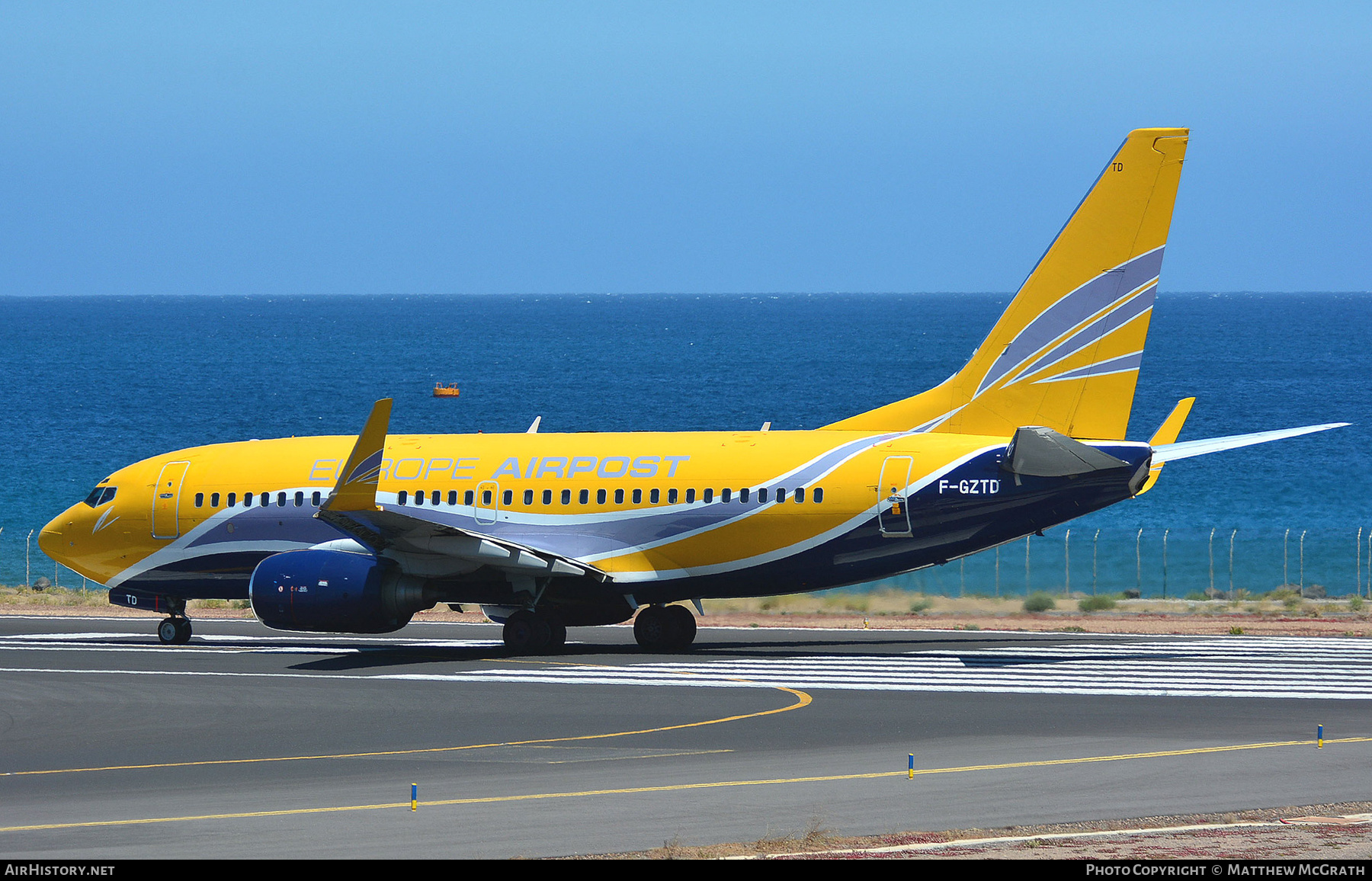 Aircraft Photo of F-GZTD | Boeing 737-73V | Europe Airpost | AirHistory.net #569103