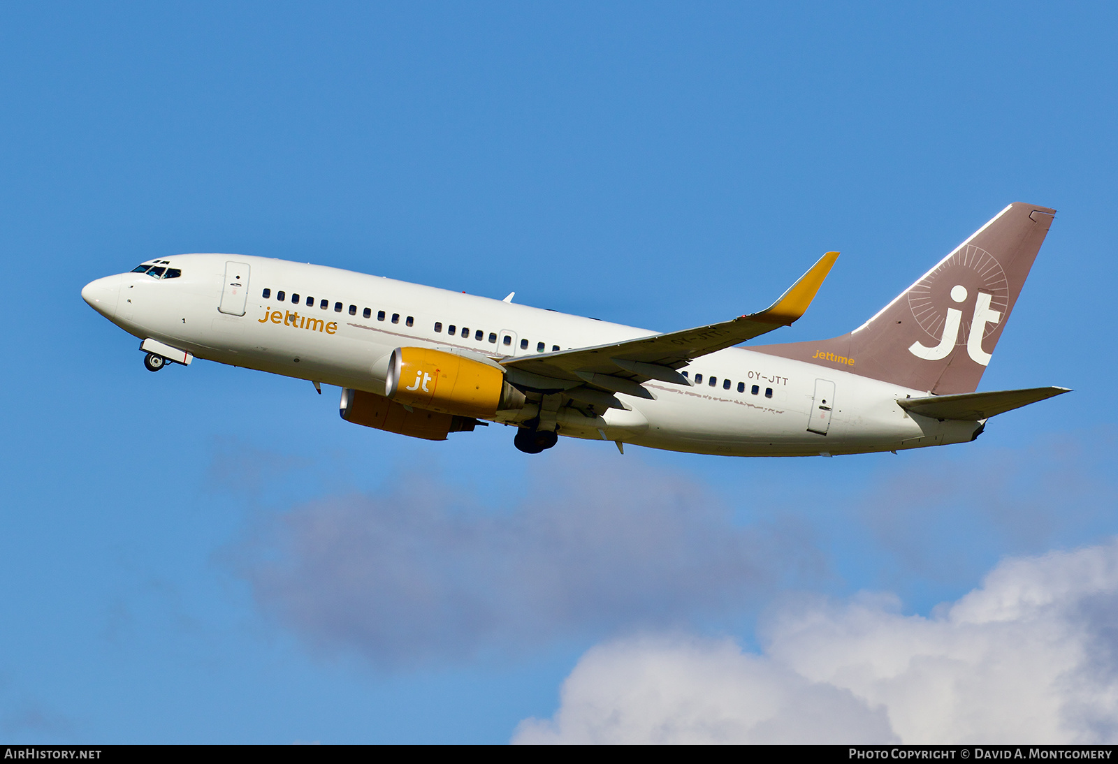 Aircraft Photo of OY-JTT | Boeing 737-73S | Jettime | AirHistory.net #569118