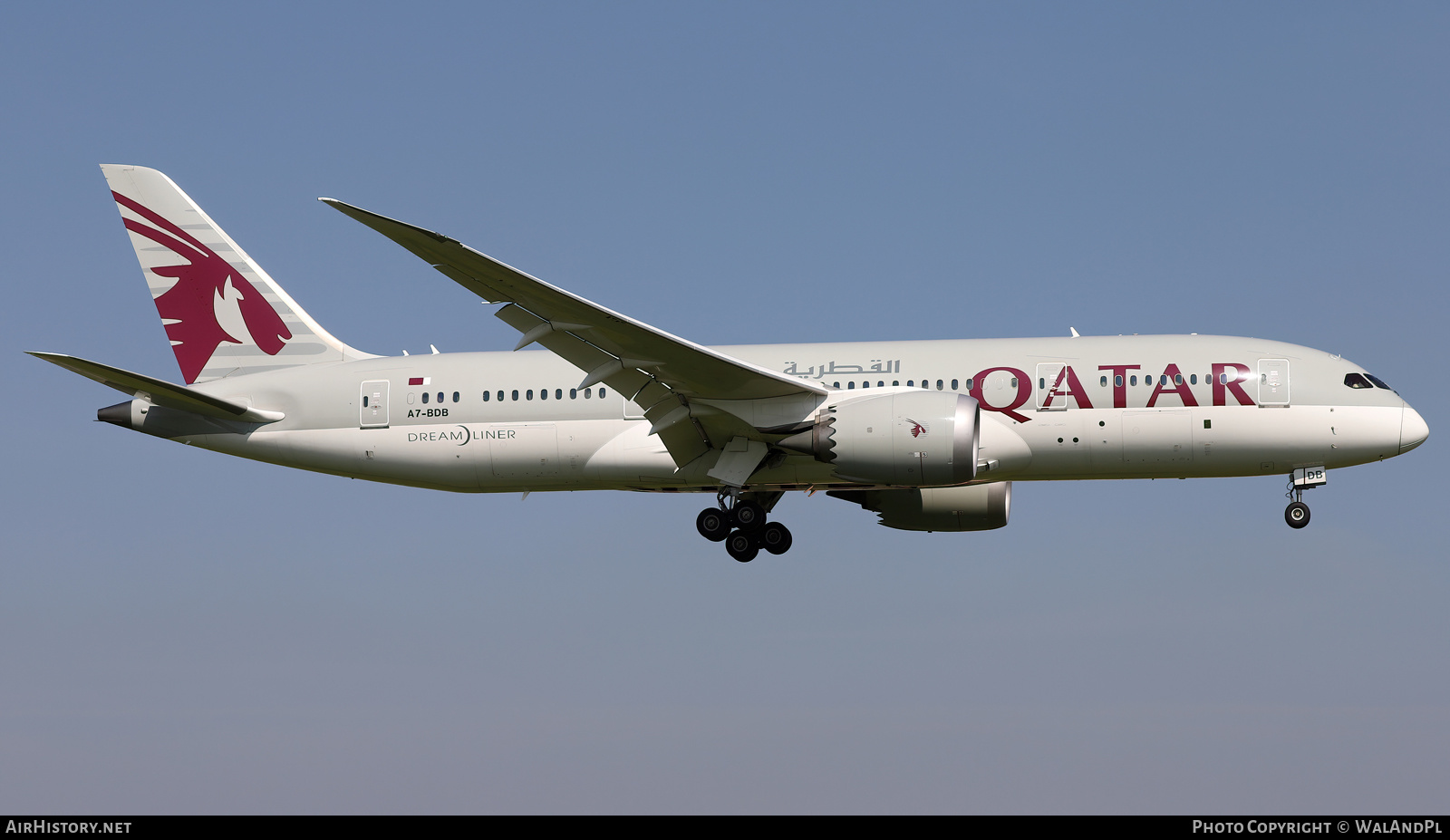 Aircraft Photo of A7-BDB | Boeing 787-8 Dreamliner | Qatar Airways | AirHistory.net #569134