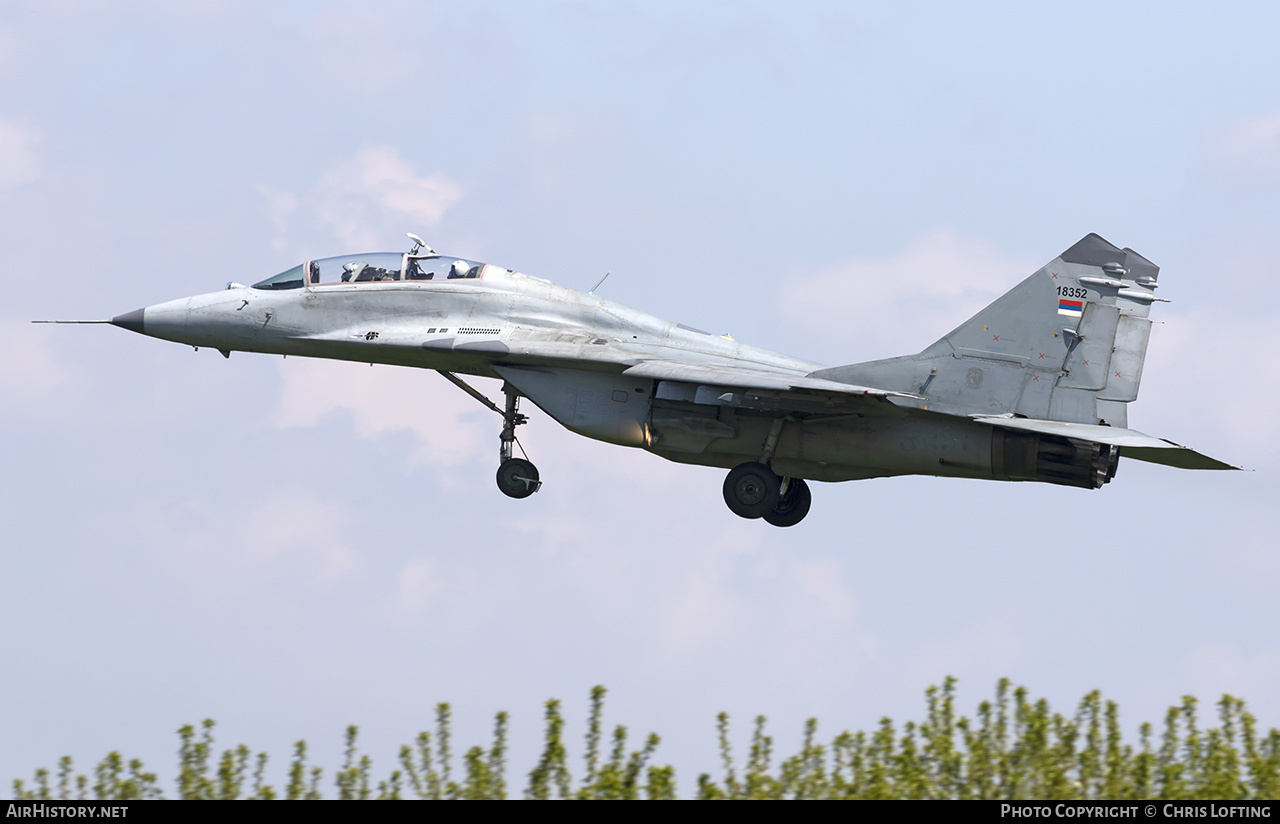 Aircraft Photo of 18352 | Mikoyan-Gurevich NL-18 | Serbia - Air Force | AirHistory.net #569168