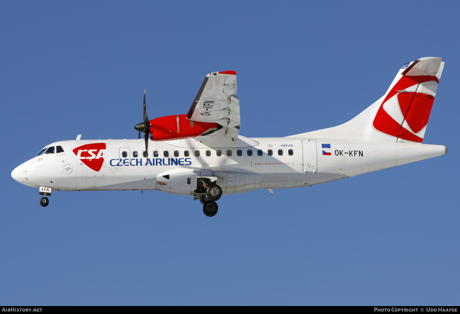 Aircraft Photo of OK-KFN | ATR ATR-42-500 | ČSA - Czech Airlines | AirHistory.net #569209