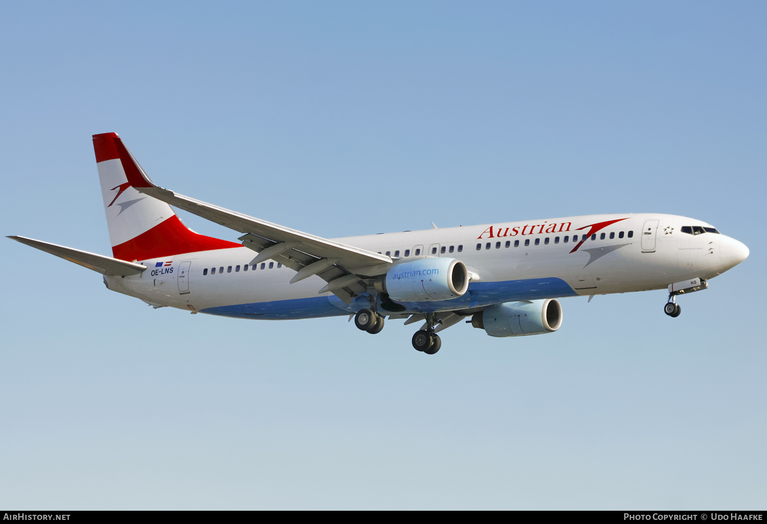 Aircraft Photo of OE-LNS | Boeing 737-8Z9 | Austrian Airlines | AirHistory.net #569228