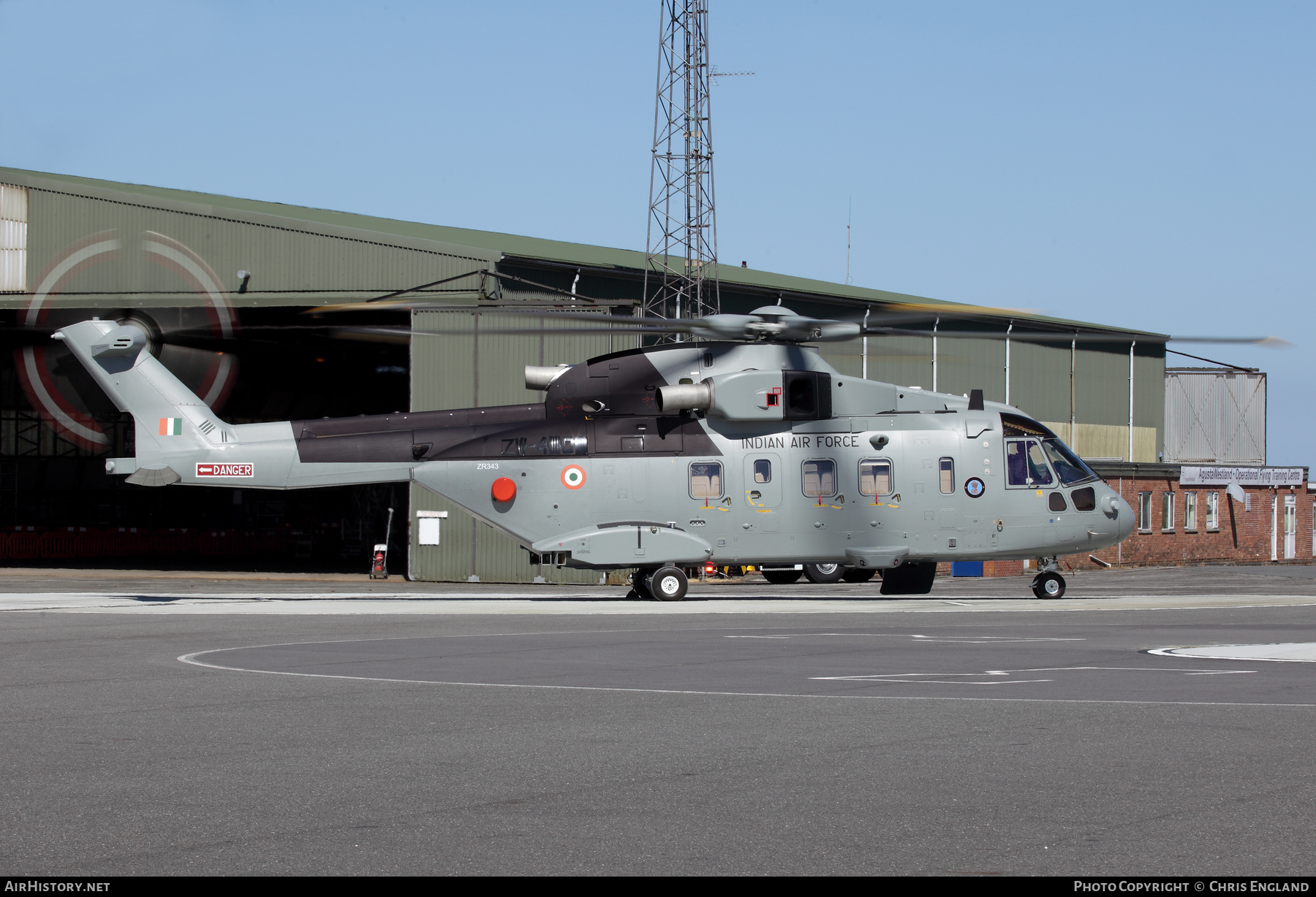 Aircraft Photo of ZR343 | AgustaWestland AW101-641 | India - Air Force | AirHistory.net #569233