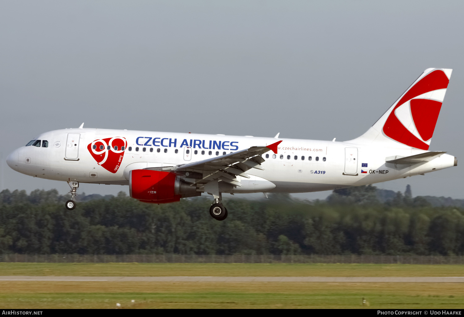 Aircraft Photo of OK-NEP | Airbus A319-112 | ČSA - Czech Airlines | AirHistory.net #569236