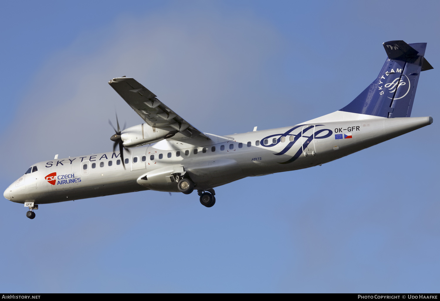 Aircraft Photo of OK-GFR | ATR ATR-72-500 (ATR-72-212A) | ČSA - Czech Airlines | AirHistory.net #569244