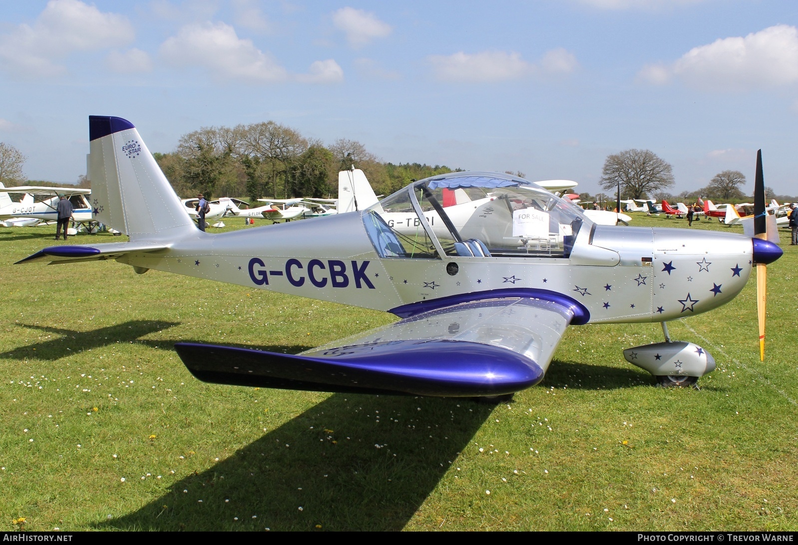 Aircraft Photo of G-CCBK | Evektor-Aerotechnik EV-97 Eurostar | AirHistory.net #569256