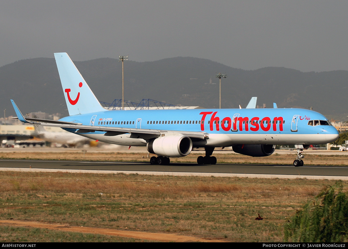 Aircraft Photo of G-CPEU | Boeing 757-236 | Thomson Airways | AirHistory.net #569277