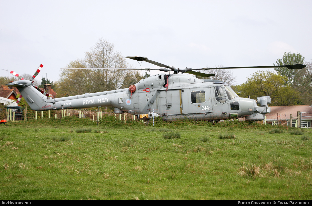 Aircraft Photo of XZ689 | Westland WG-13 Lynx HMA8SRU | UK - Navy | AirHistory.net #569286