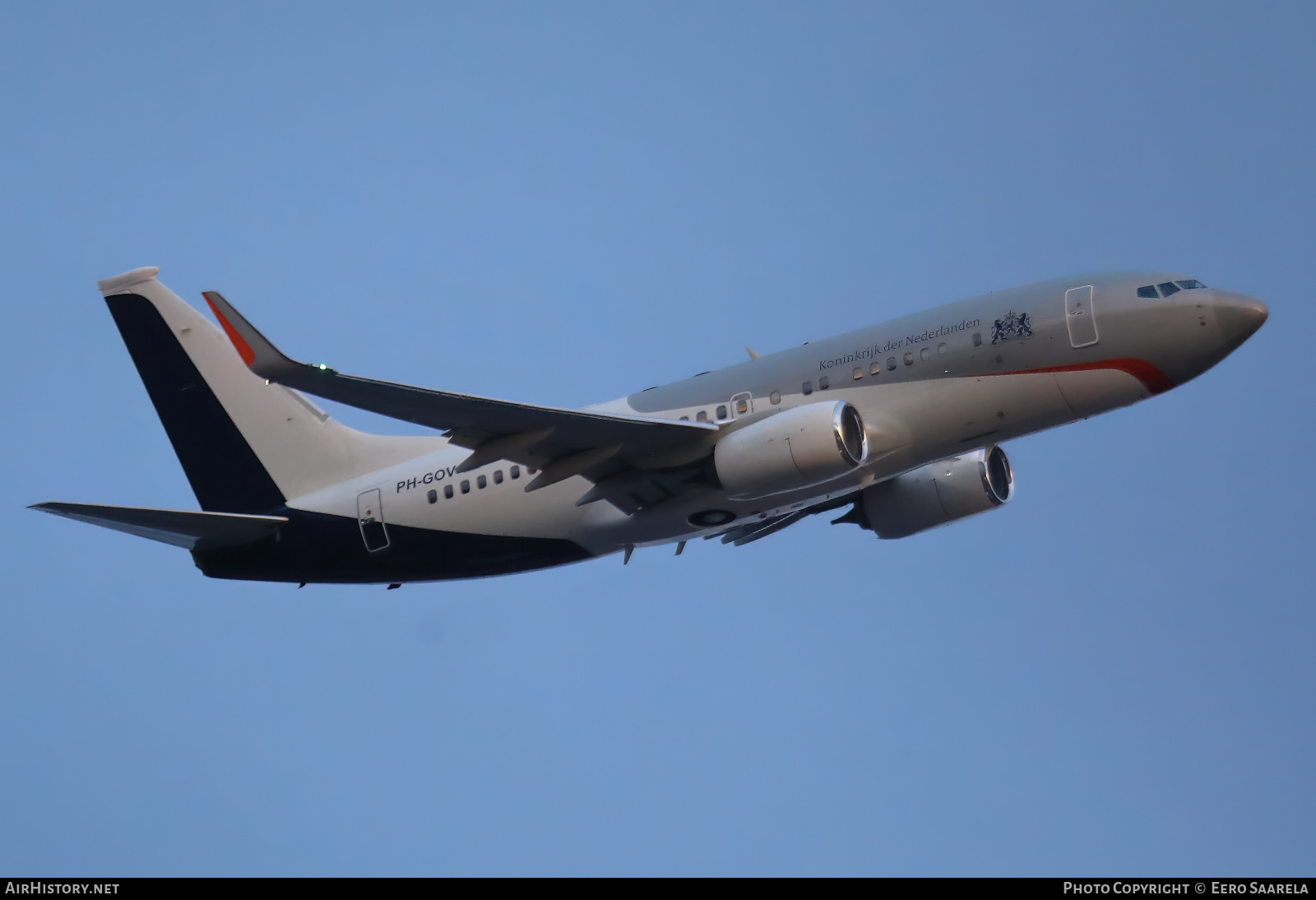 Aircraft Photo of PH-GOV | Boeing 737-700 BBJ | Netherlands Government | AirHistory.net #569294