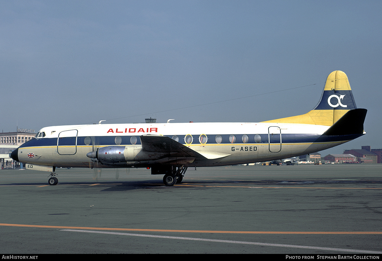 Aircraft Photo of G-ASED | Vickers 831 Viscount | Alidair | AirHistory.net #569315