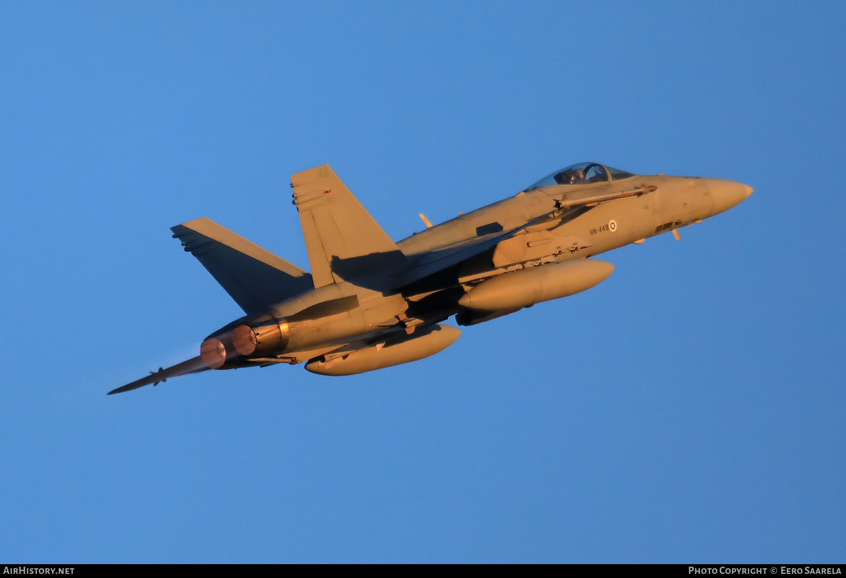 Aircraft Photo of HN-448 | McDonnell Douglas F/A-18C Hornet | Finland - Air Force | AirHistory.net #569325