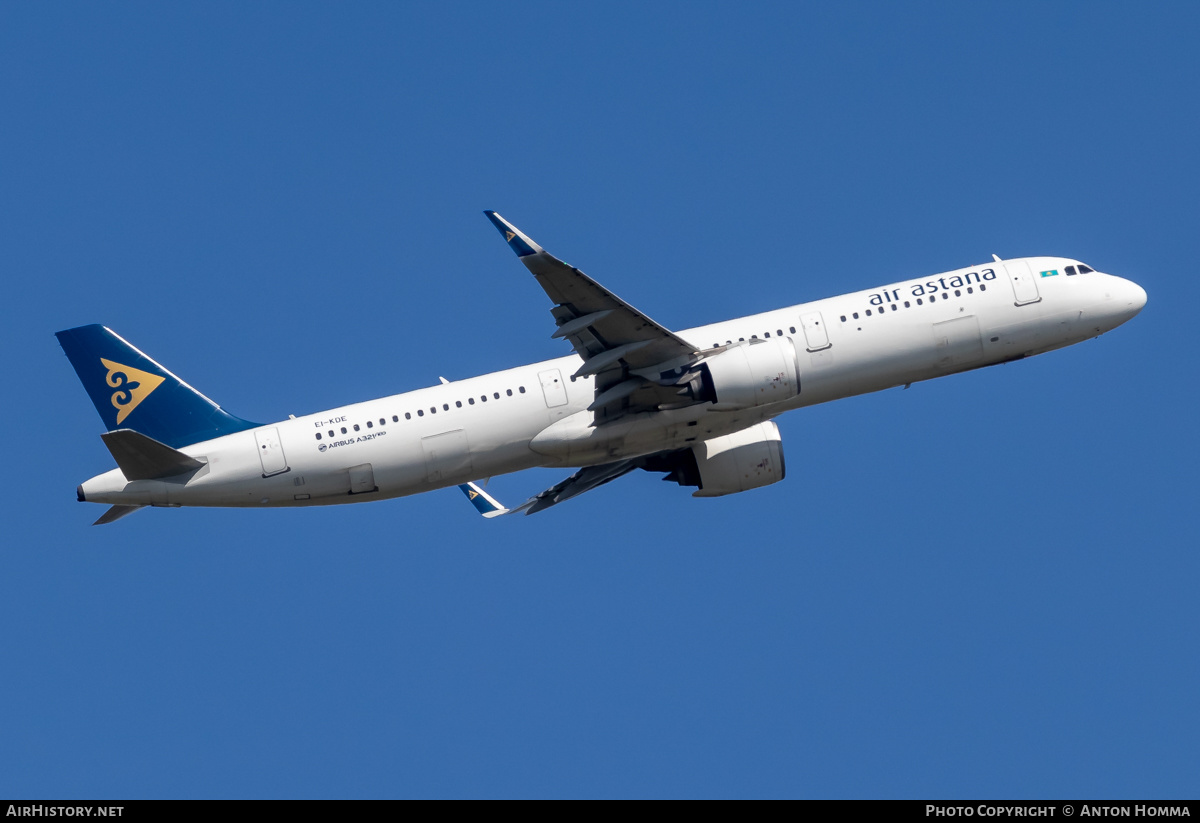 Aircraft Photo of EI-KDE | Airbus A321-271N | Air Astana | AirHistory.net #569330
