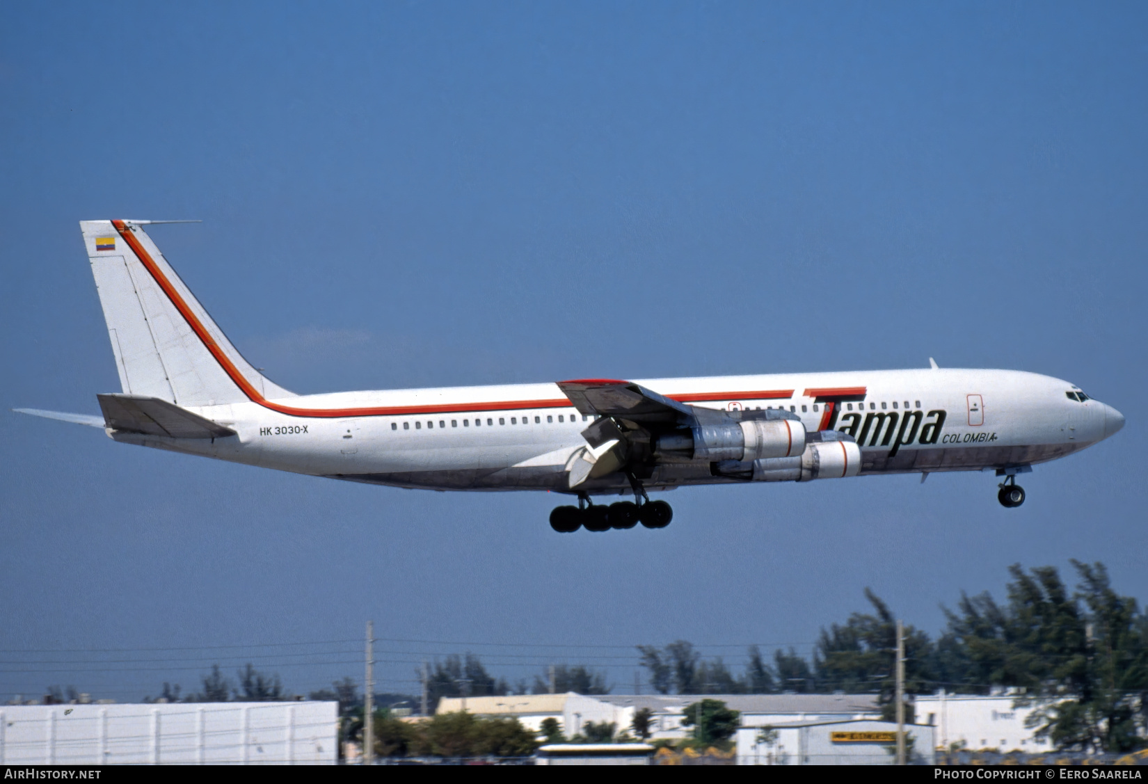 Aircraft Photo of HK-3030X | Boeing 707-338C | TAMPA - Transportes Aéreos Mercantiles Panamericanos | AirHistory.net #569356