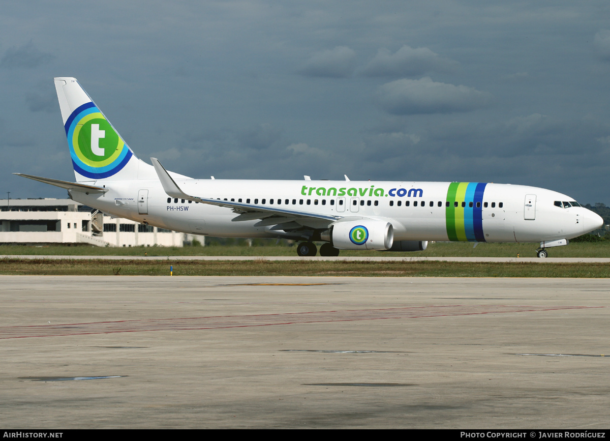 Aircraft Photo of PH-HSW | Boeing 737-8K2 | Transavia | AirHistory.net #569358