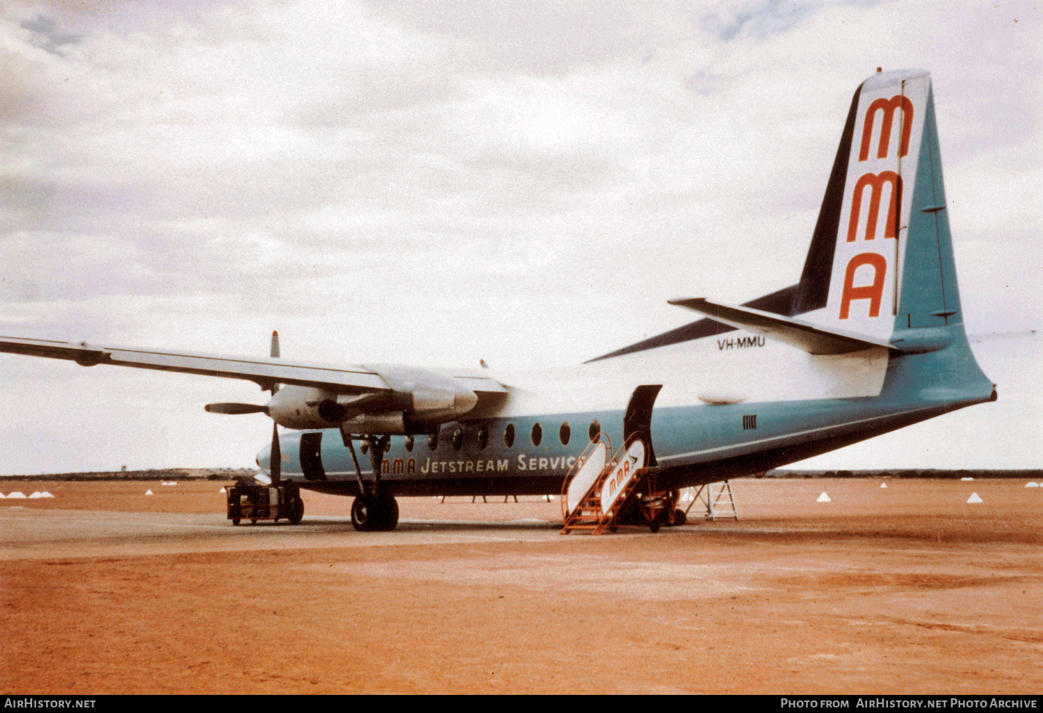 Aircraft Photo of VH-MMU | Fokker F27-100 Friendship | MacRobertson Miller Airlines - MMA | AirHistory.net #569369