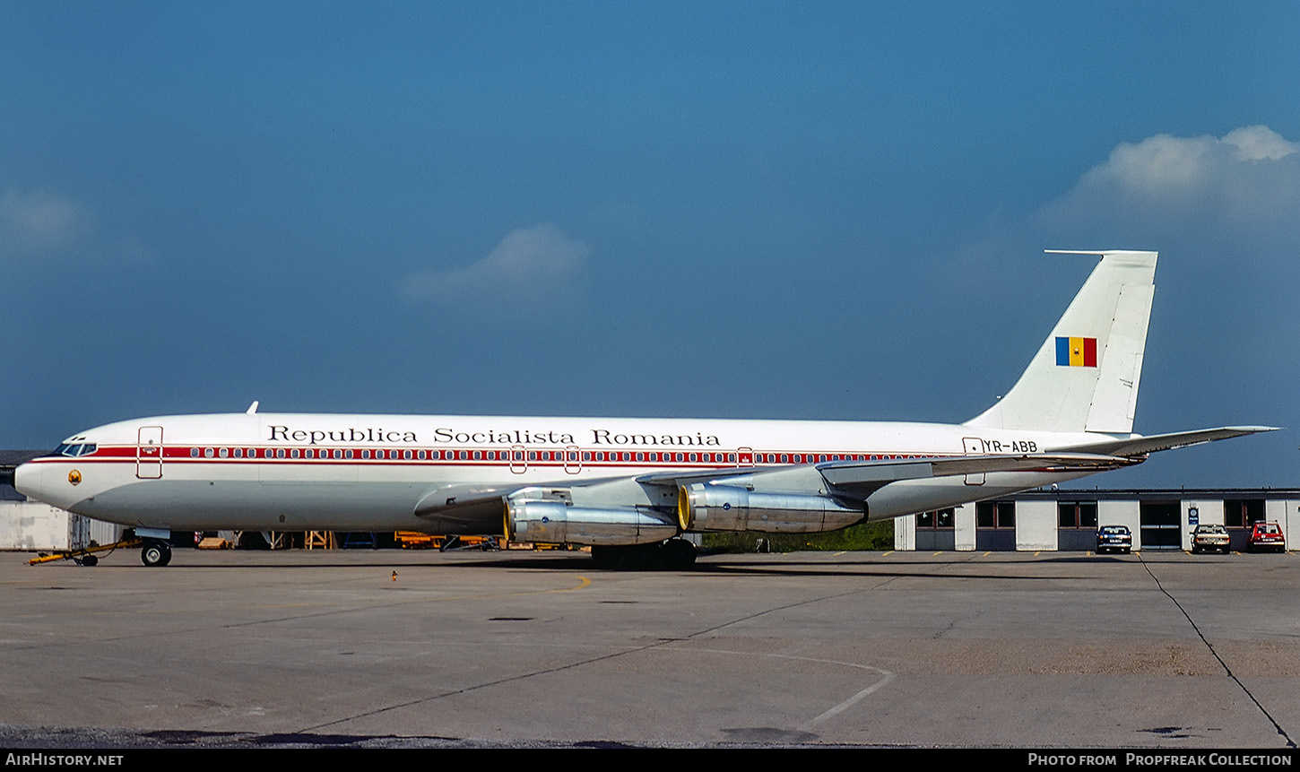Aircraft Photo of YR-ABB | Boeing 707-3K1C | Republica Socialistă România | AirHistory.net #569377