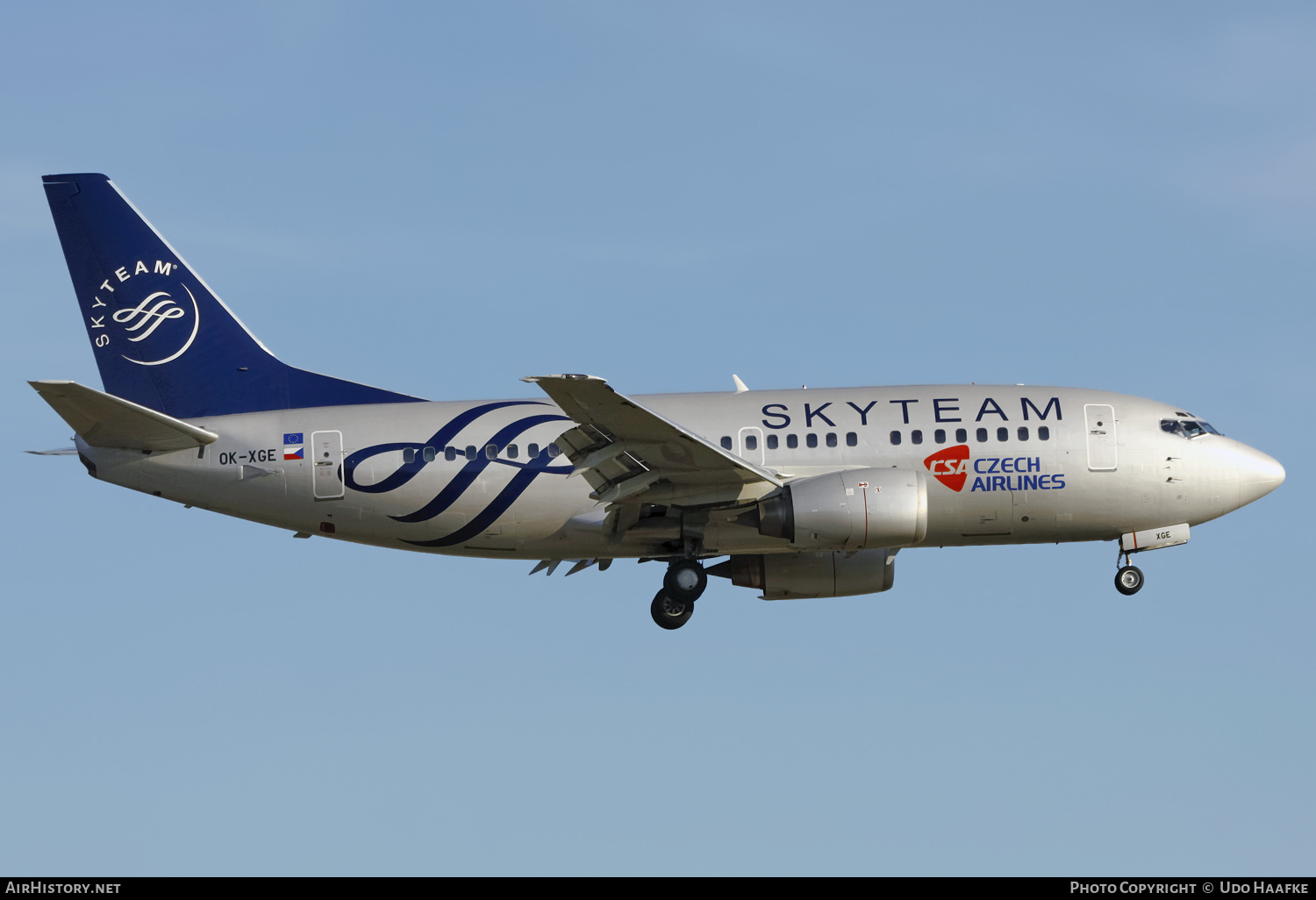 Aircraft Photo of OK-XGE | Boeing 737-55S | ČSA - Czech Airlines | AirHistory.net #569383